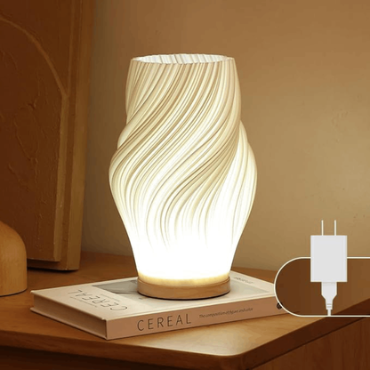 French Cream 3D Desk Lamp, Bulk Case