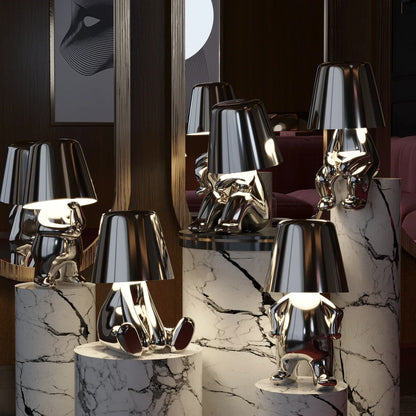 Italian Thinker Brothers Lamp Set