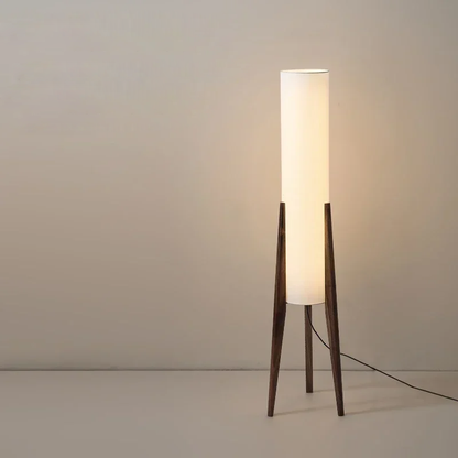 Japanese Solid Walnut Floor Lamp