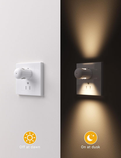 Plug-In LED Night Lights, 2700K