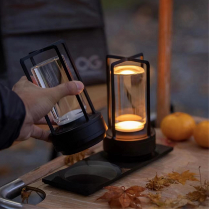 Crystal Lantern Cordless Table Lamp