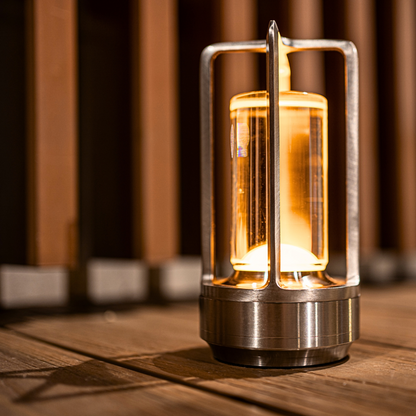 Crystal Lantern Desk Lamp