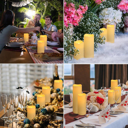 Cozy Outdoor Flameless LED Candle