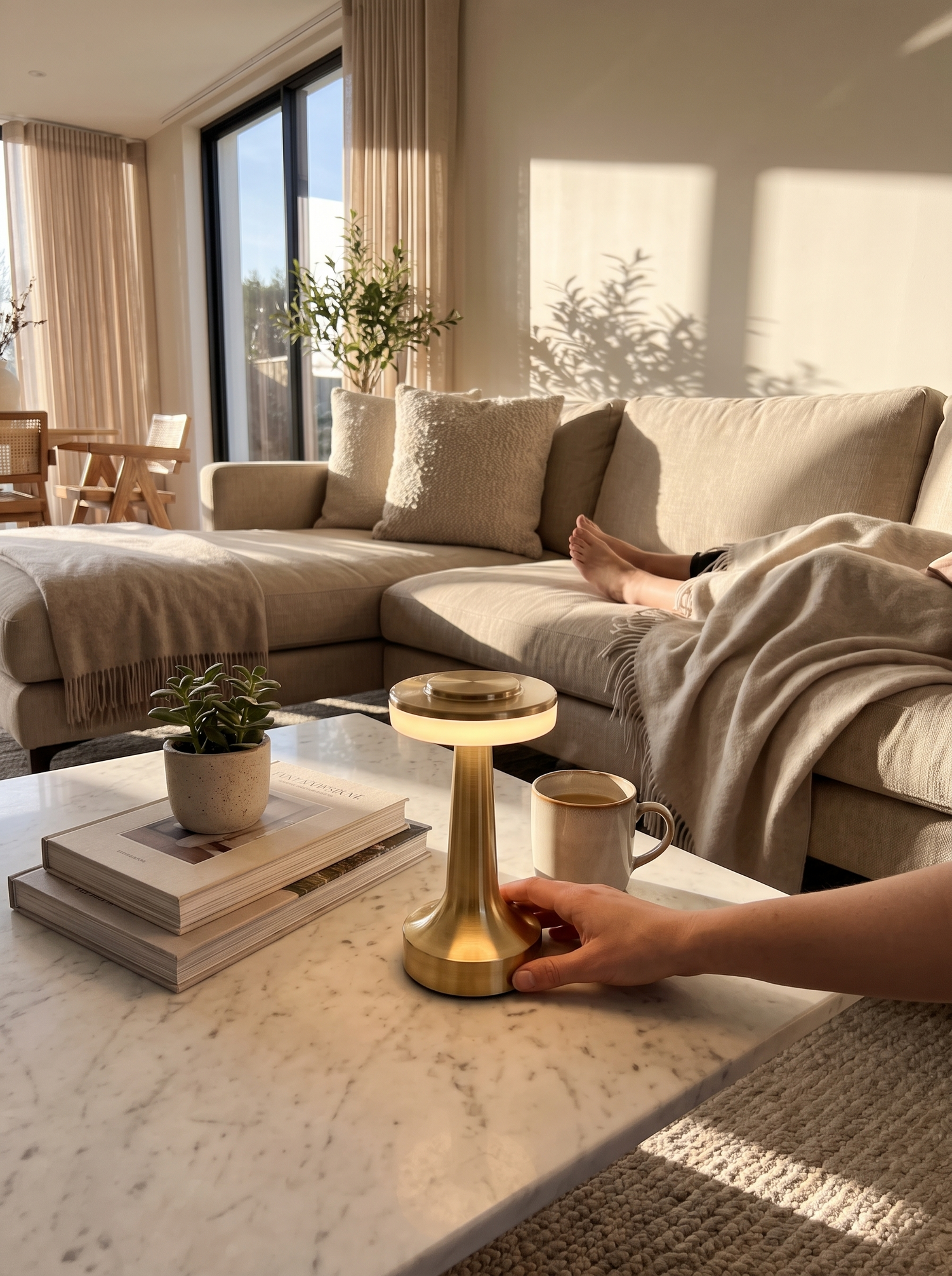 Cordless Minimalist Desk Lamp lifestyle 3
