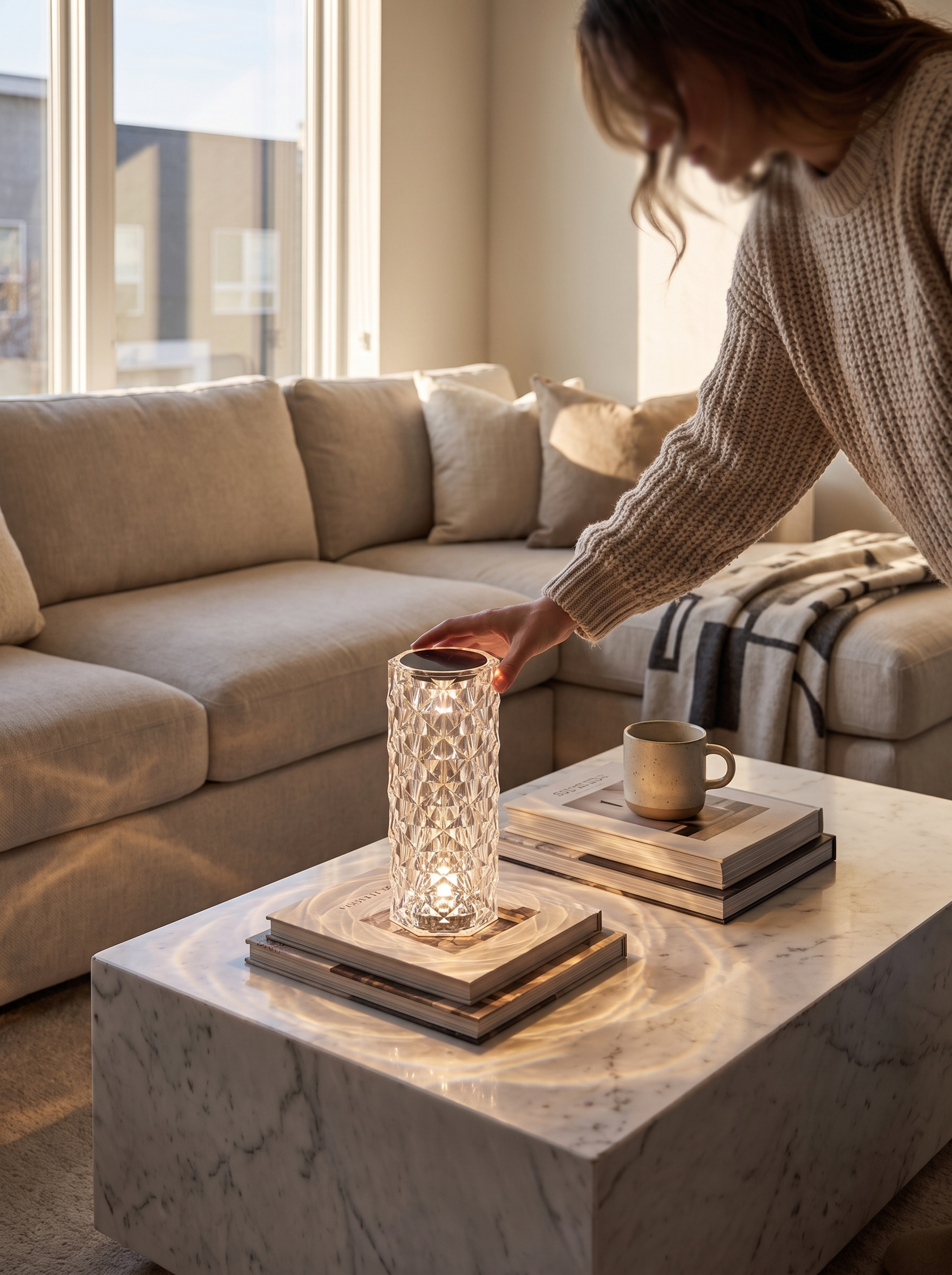 Crystal Diamond Night Light lifestyle 1