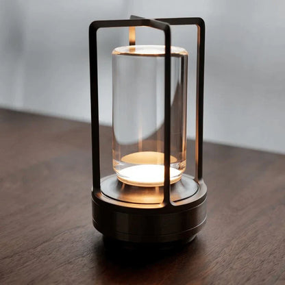 Crystal Lantern Desk Lamp