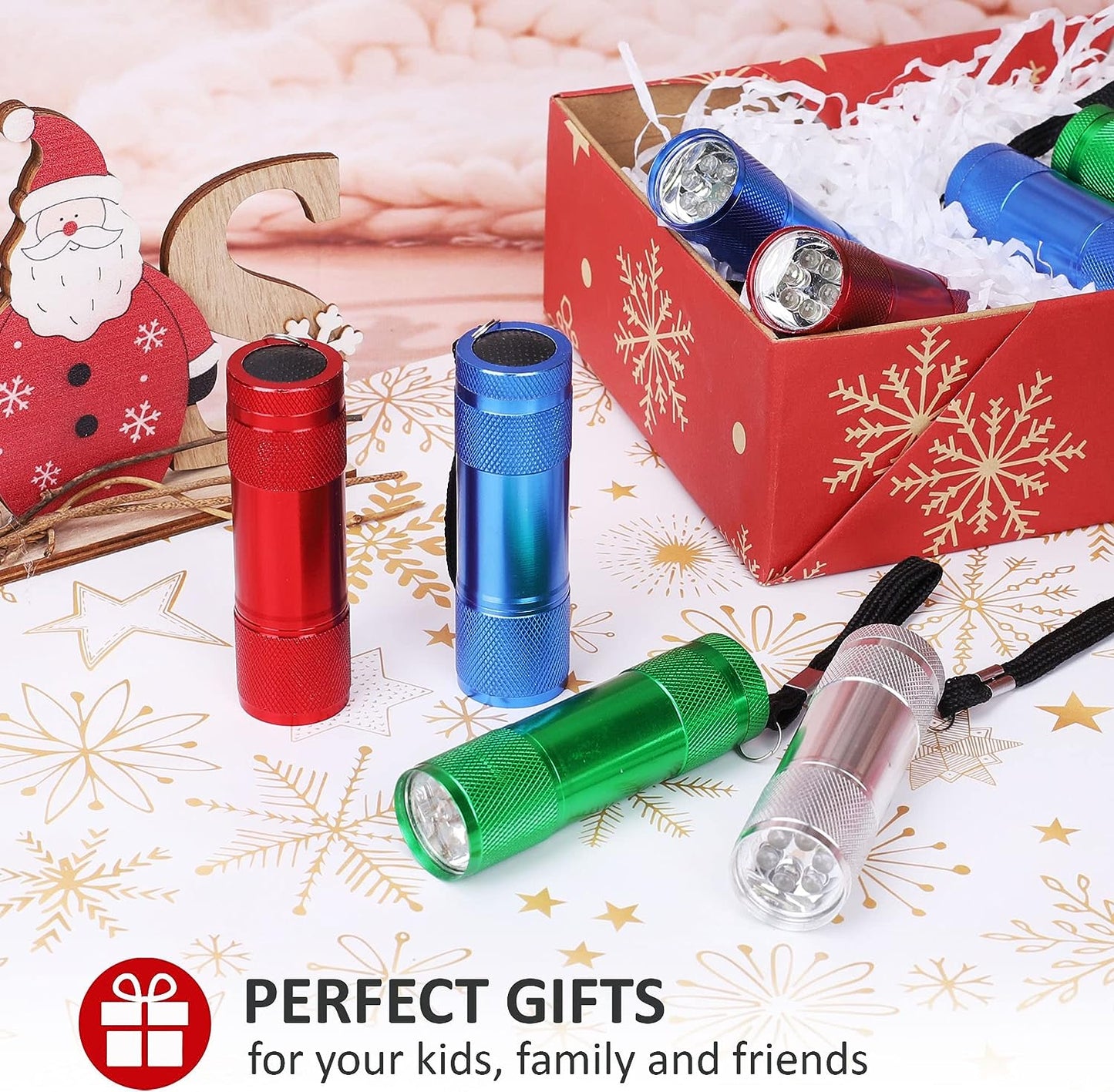 Mini LED Flashlight, Batteries Included