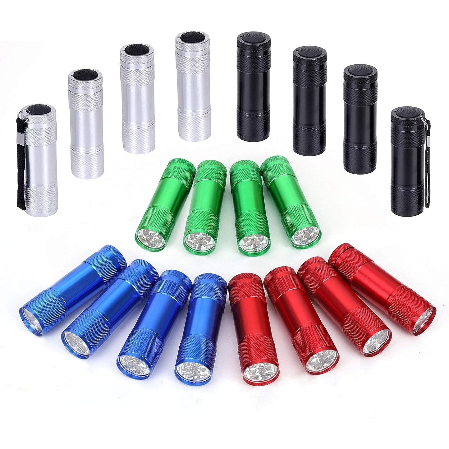 Mini LED Flashlight, Batteries Included