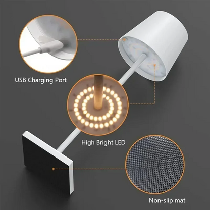 Dimmable Cordless Bar and Restaurant Lamp